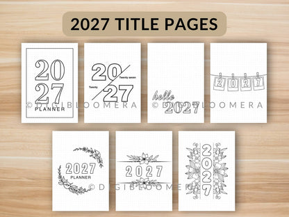 2027 Mega Journal Bundle