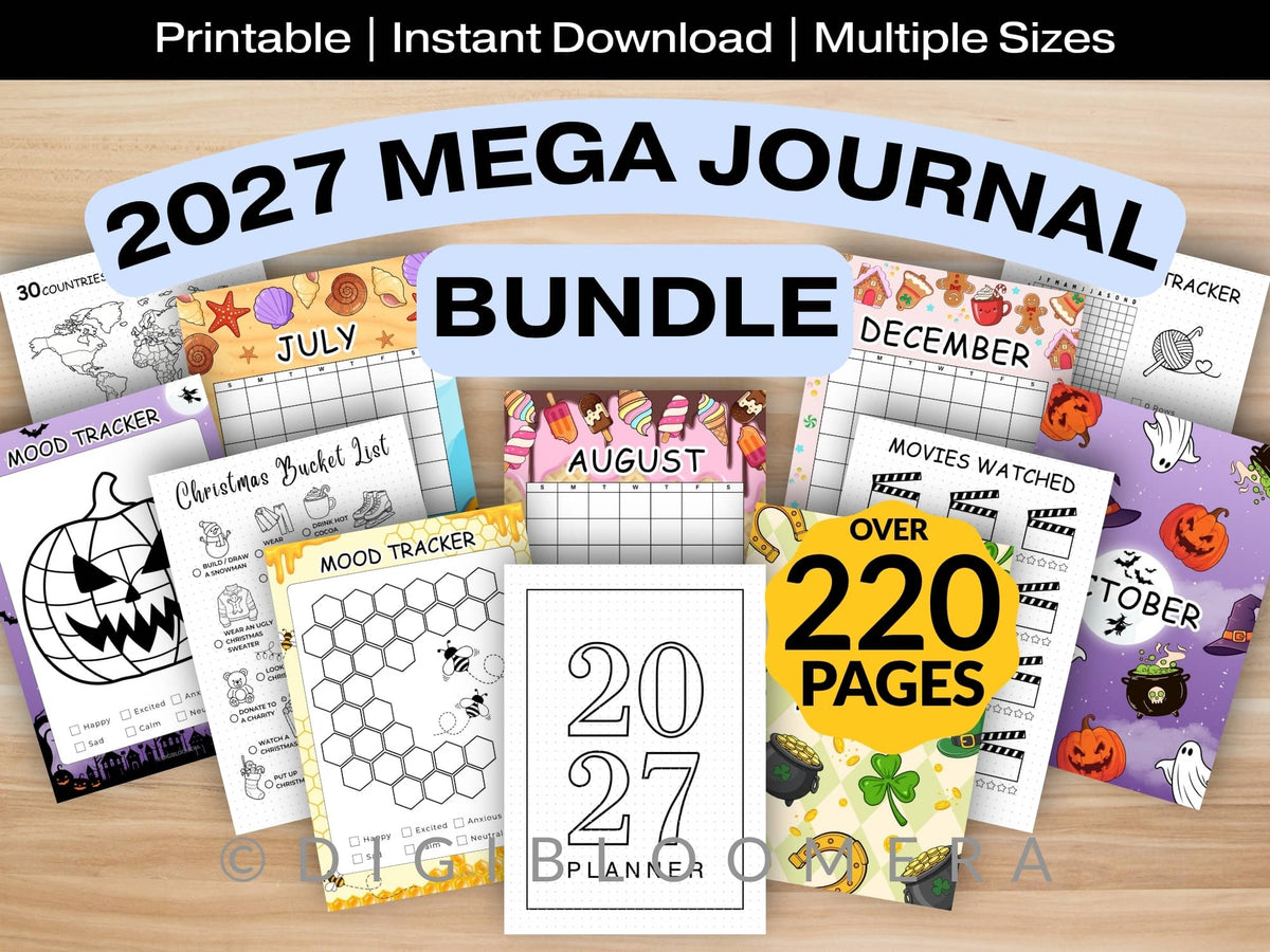 2027 Mega Journal Bundle