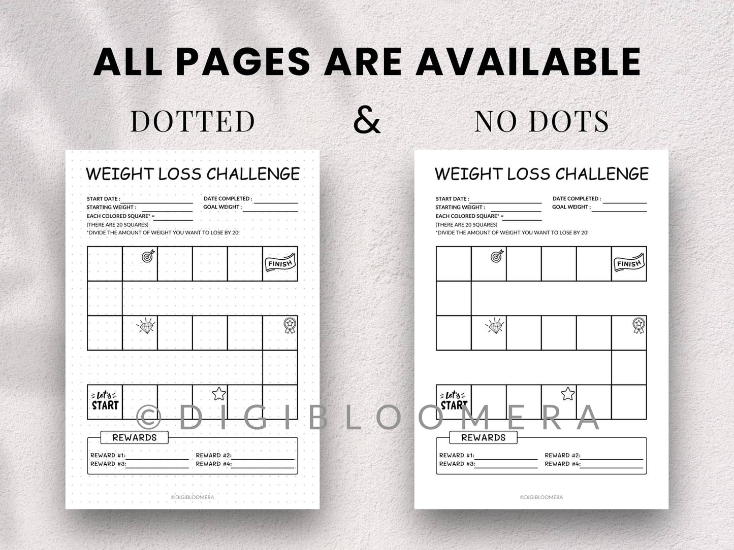 30-Day Beginner Fitness Journal Bundle