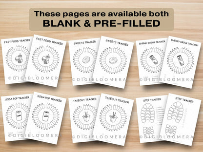 30-Day Beginner Fitness Journal Bundle