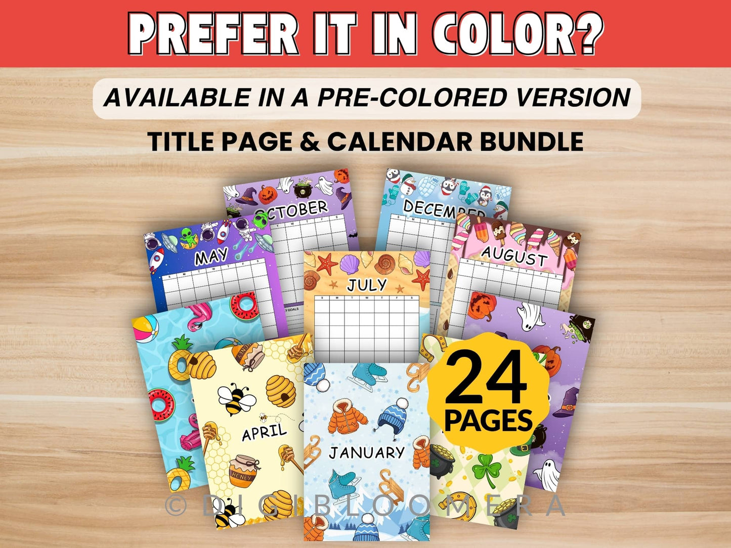 Title Page & Calendar Bundle
