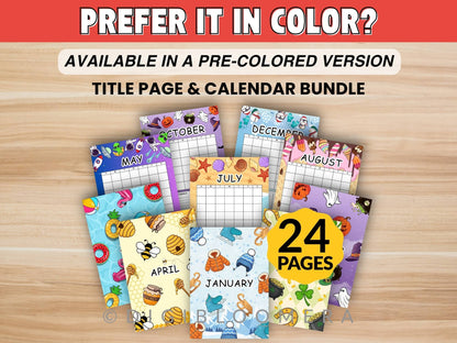 Title Page & Calendar Bundle