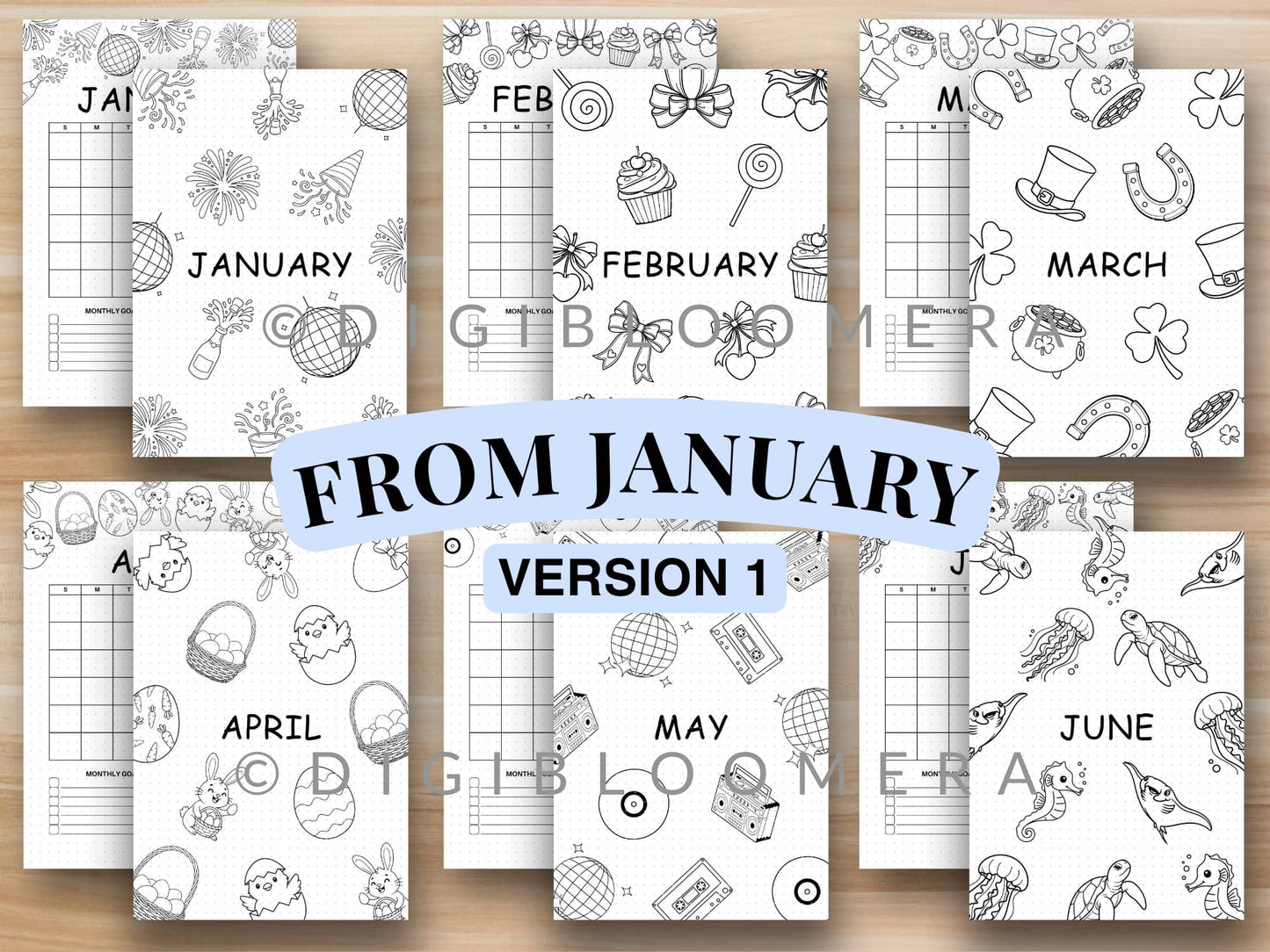 Title Page & Calendar Bundle