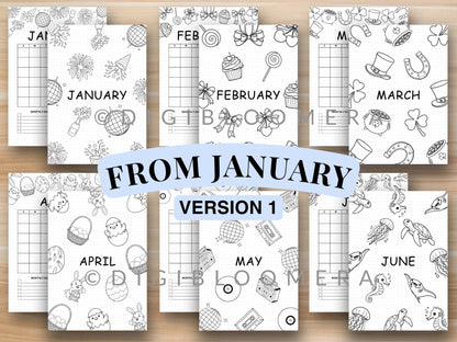 Title Page & Calendar Bundle