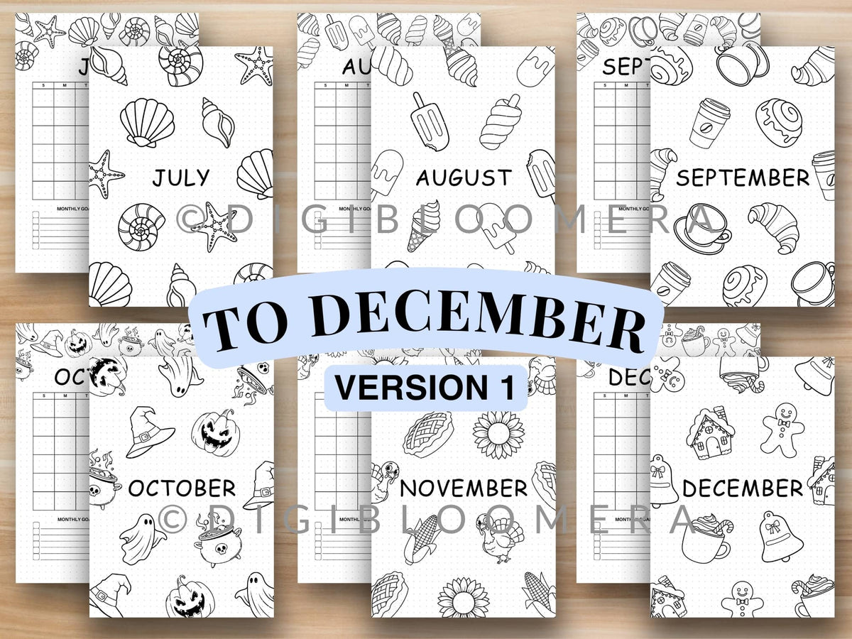 Title Page & Calendar Bundle