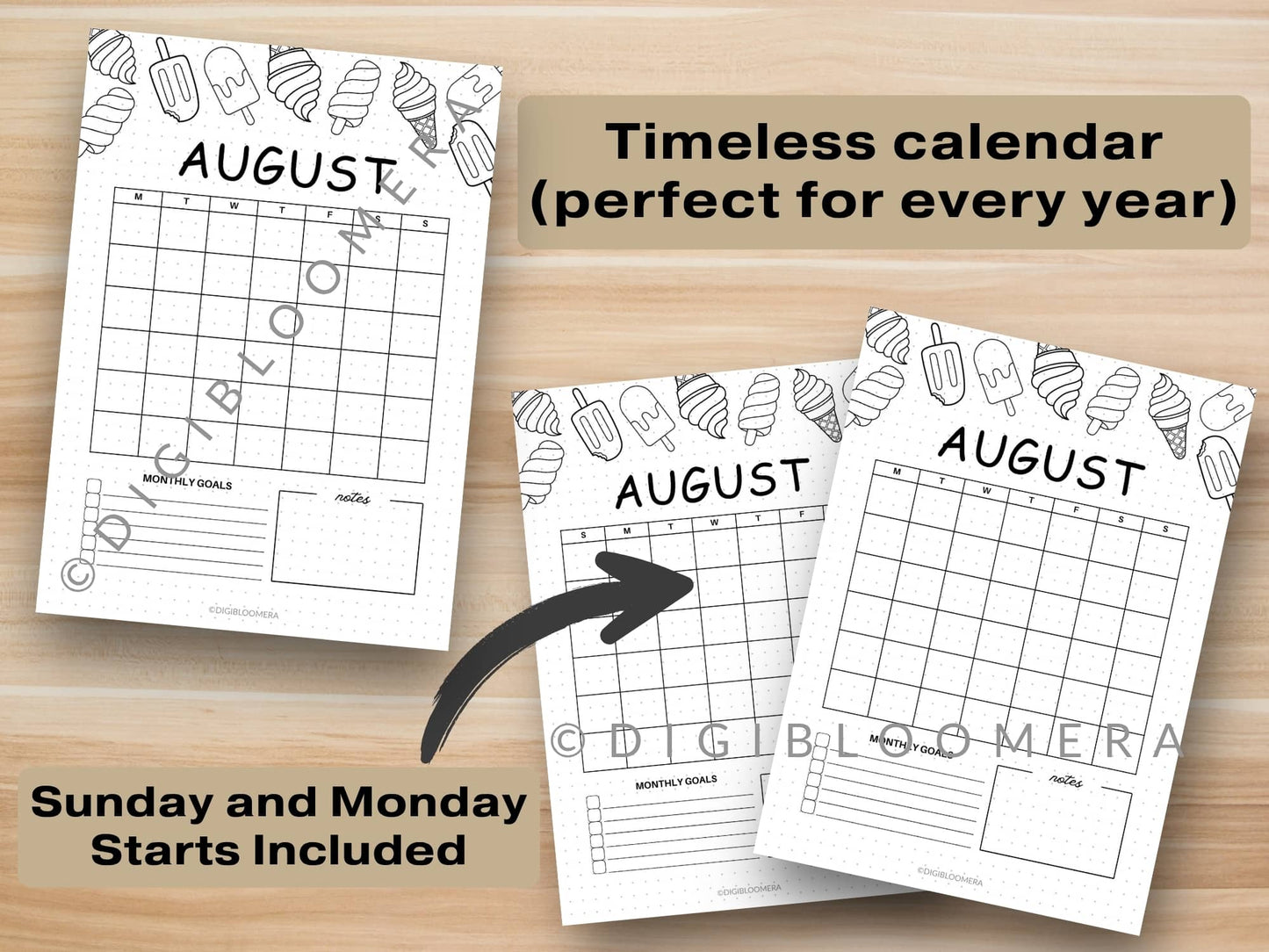 Title Page & Calendar Bundle