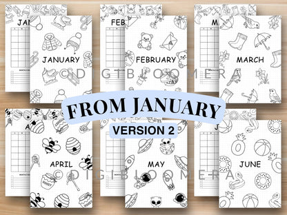 Title Page & Calendar Bundle
