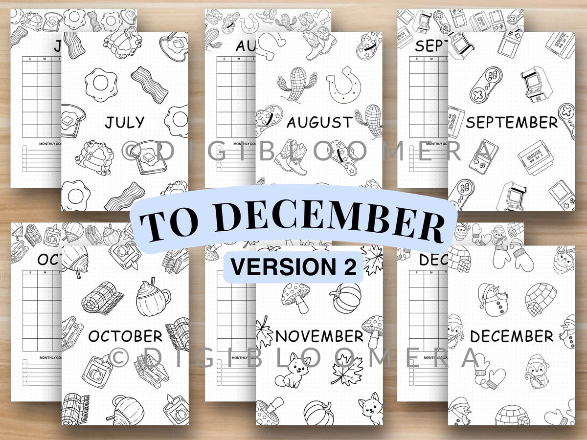 Title Page & Calendar Bundle