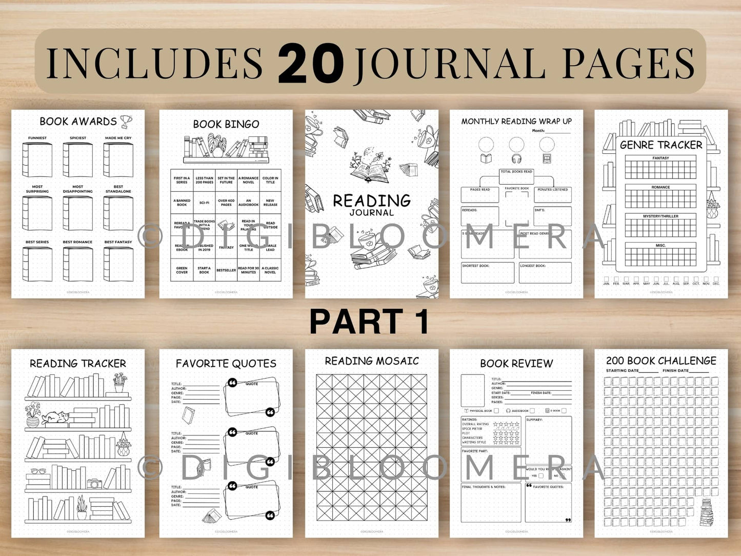 Book Lover's Journal Bundle