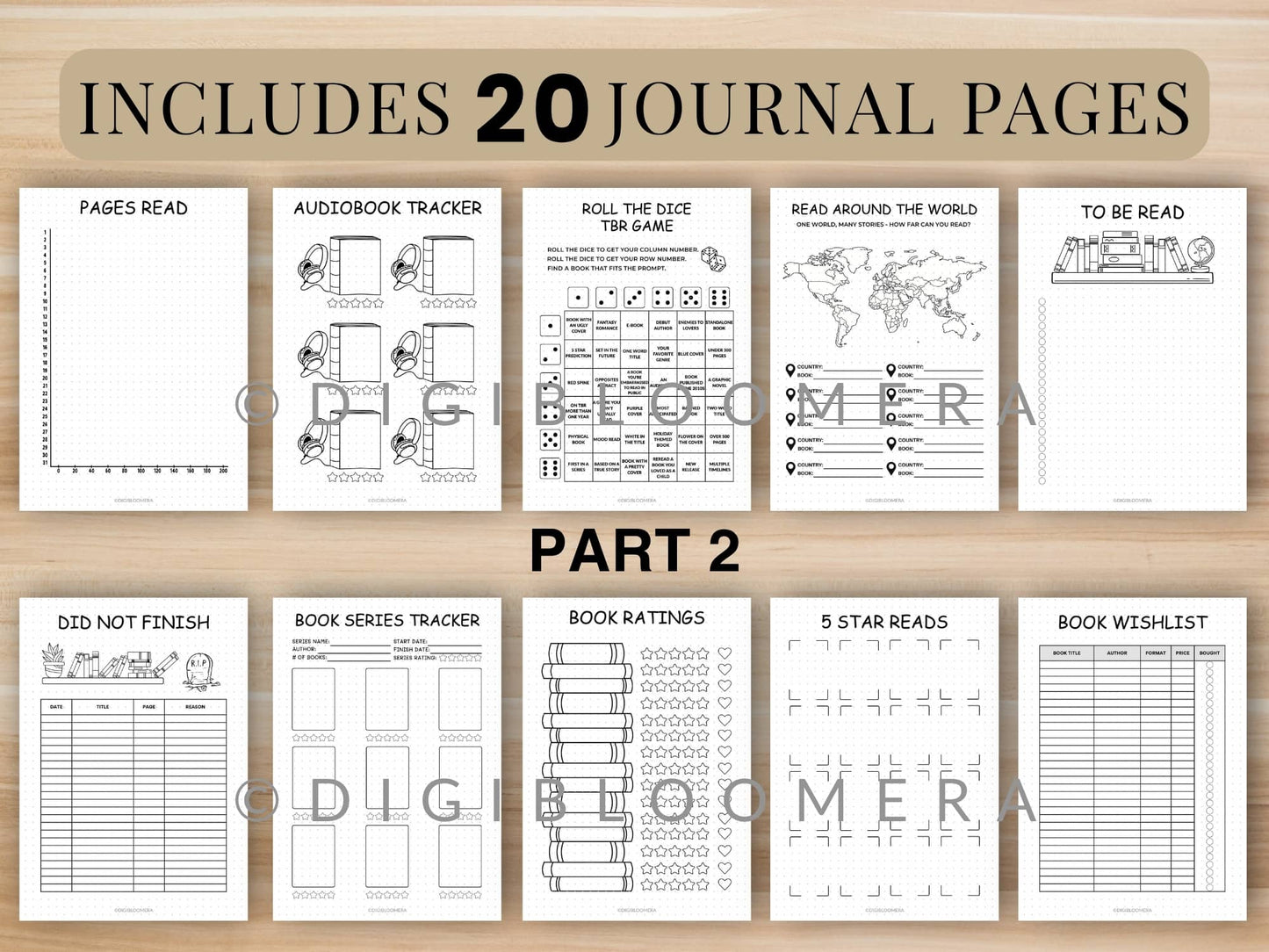 Book Lover's Journal Bundle