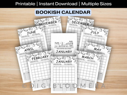 Bookish Calendar