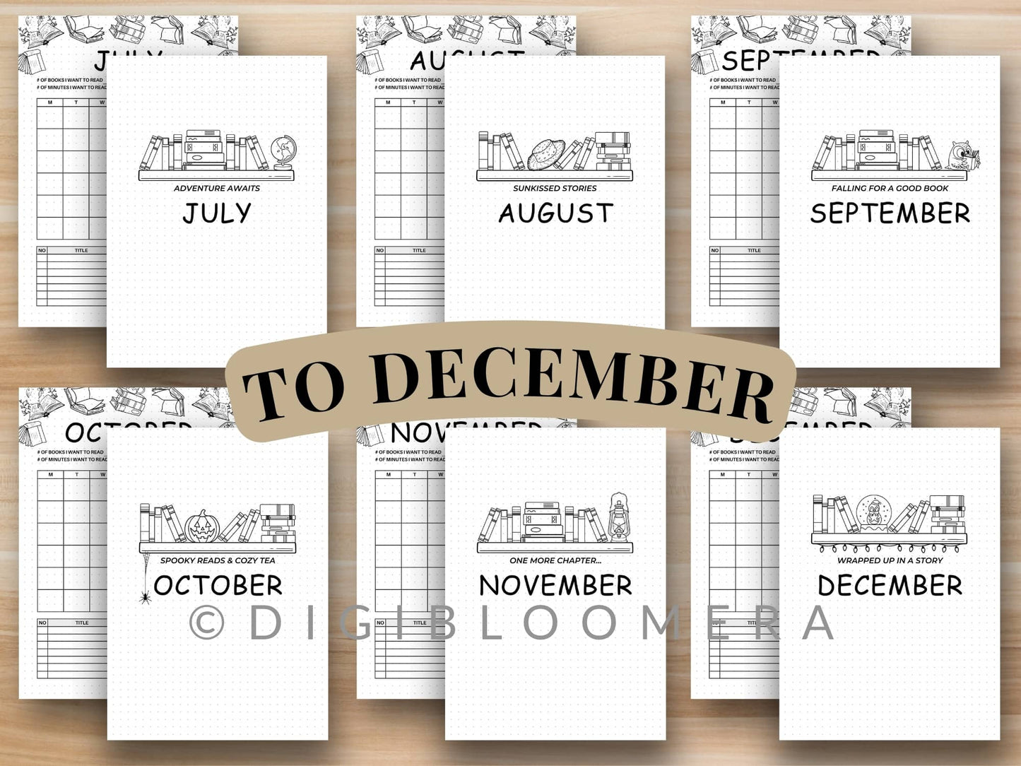 Bookish Calendar