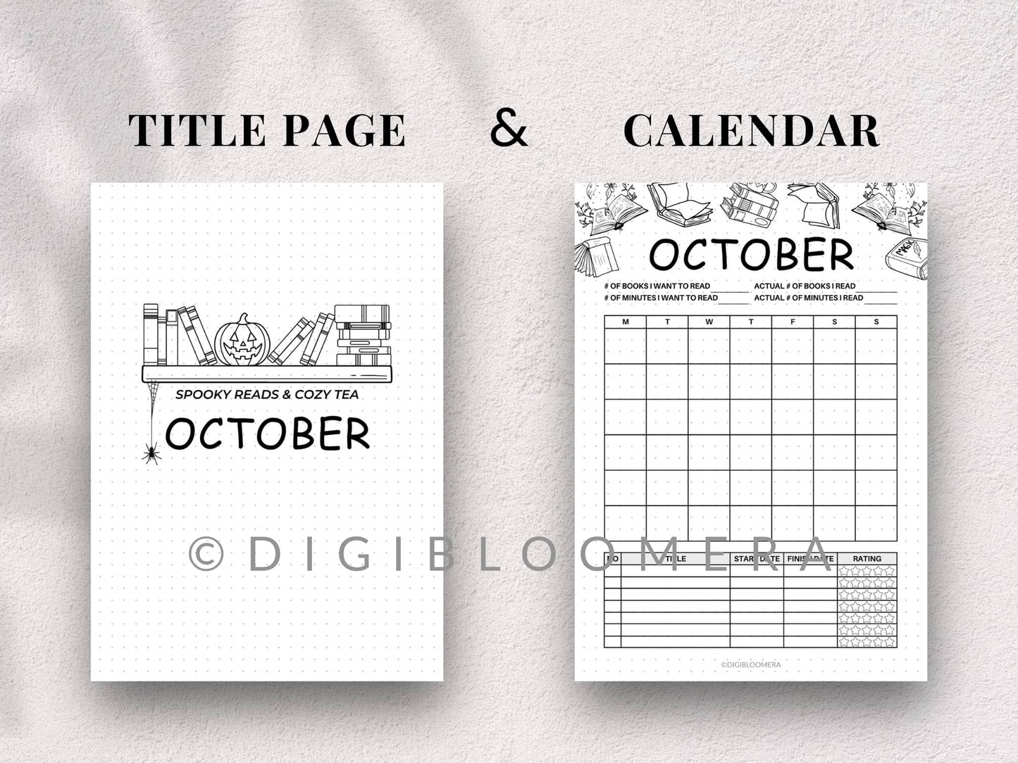 Bookish Calendar