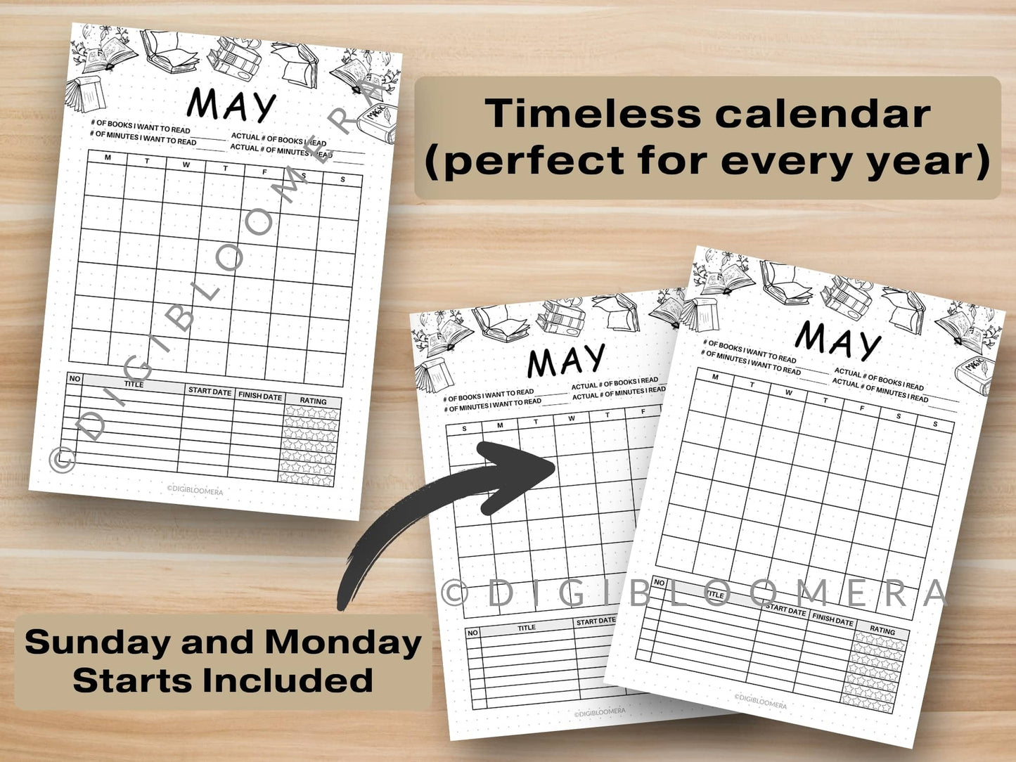 Bookish Calendar