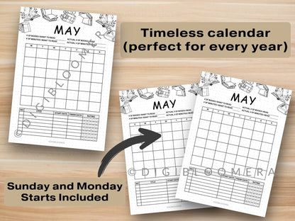 Bookish Calendar