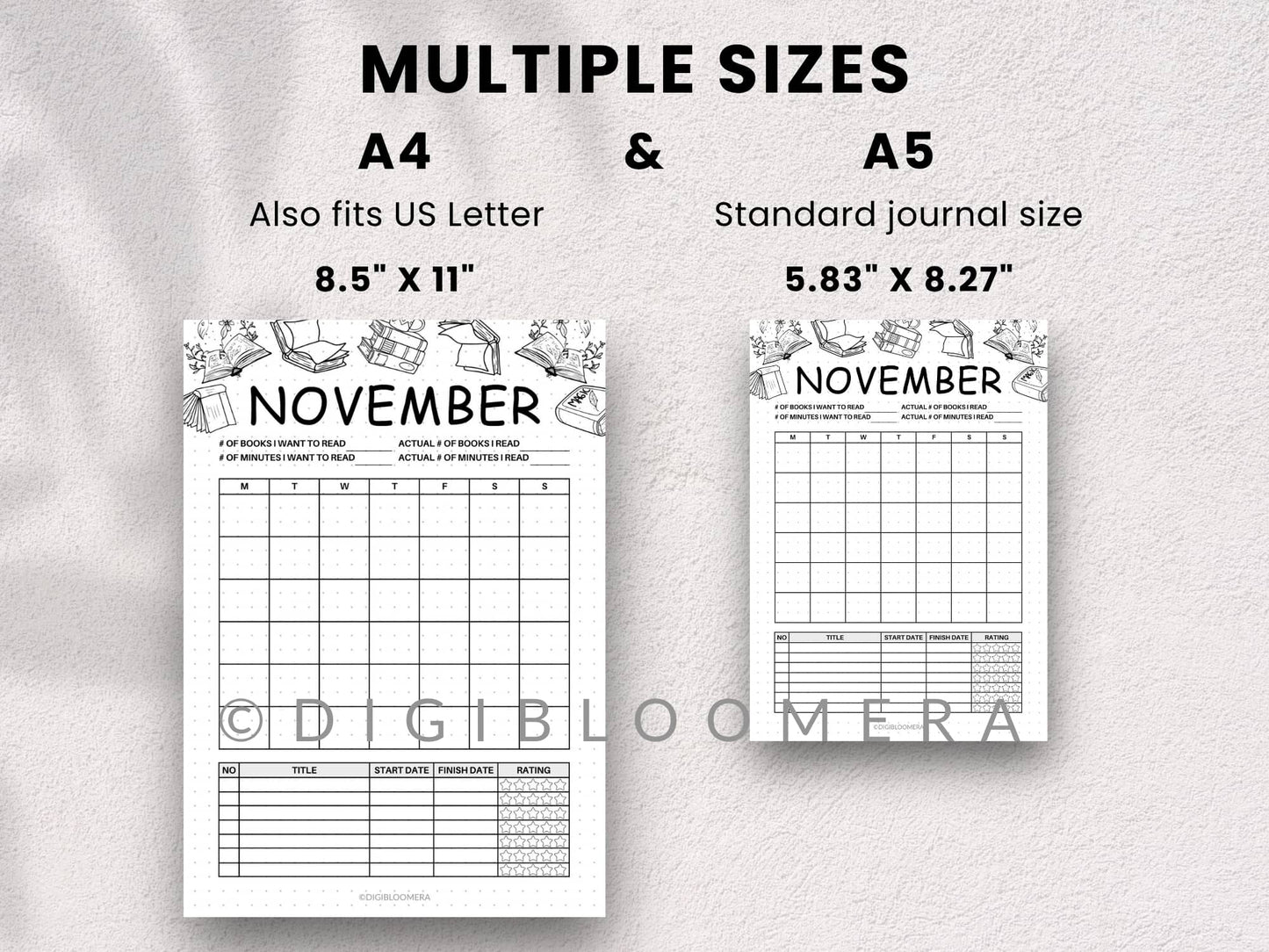 Bookish Calendar