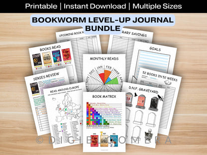 Bookworm Level-Up Journal Bundle