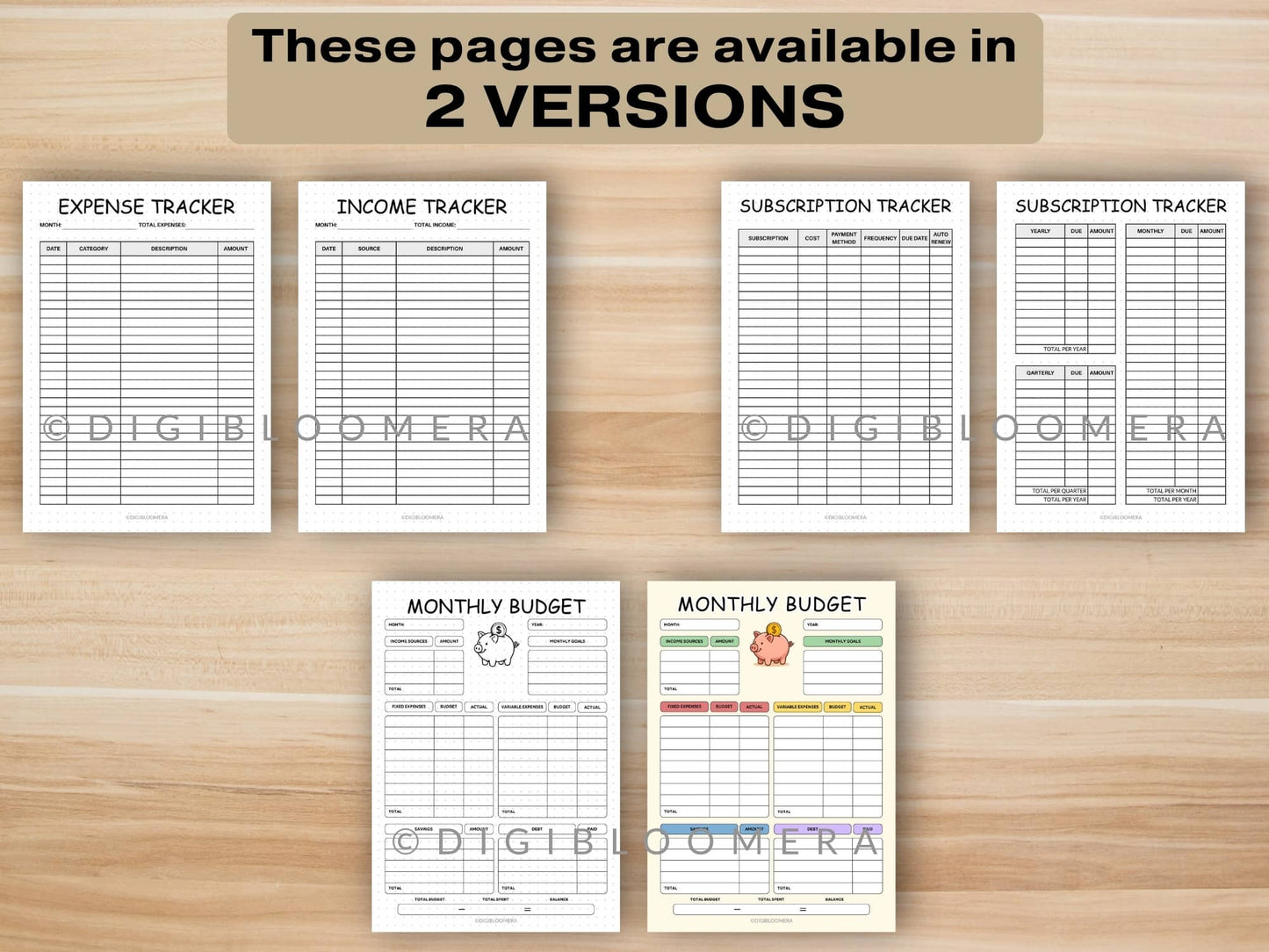 Finance Journal Bundle