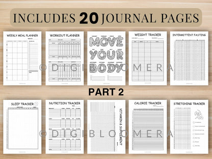 Health & Fitness Journal Bundle