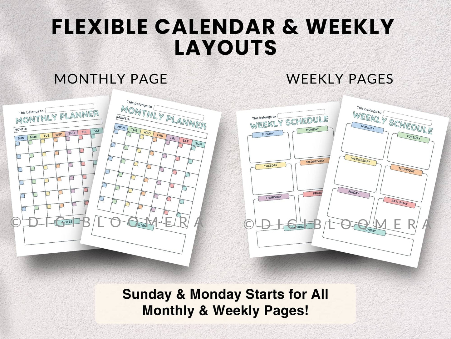 Kids Chore Chart Bundle