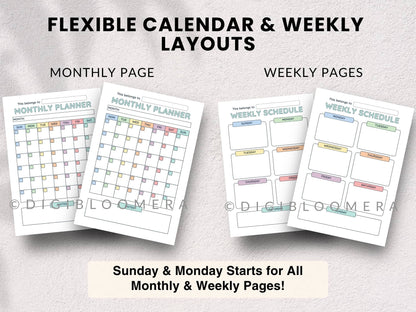 Kids Chore Chart Bundle