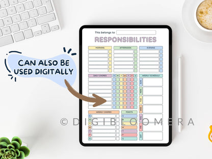Kids Chore Chart Bundle