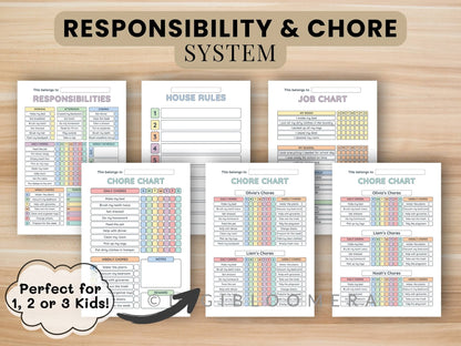 Kids Chore Chart Bundle