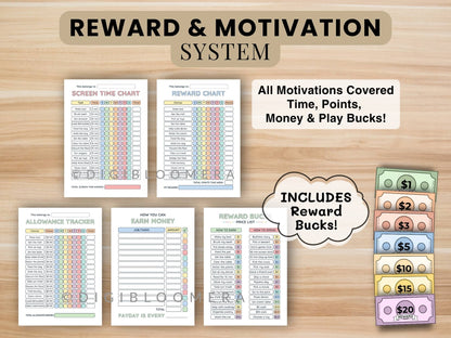 Kids Chore Chart Bundle