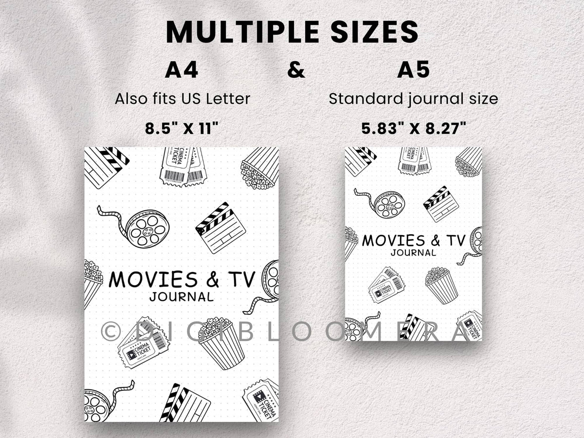 Movies & TV Journal Bundle