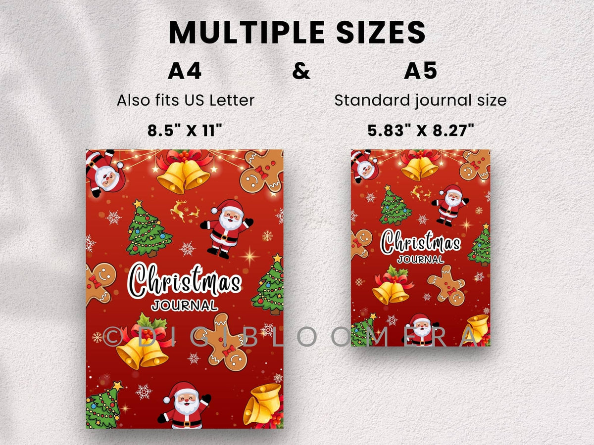 Pre-Colored Christmas Journal Bundle