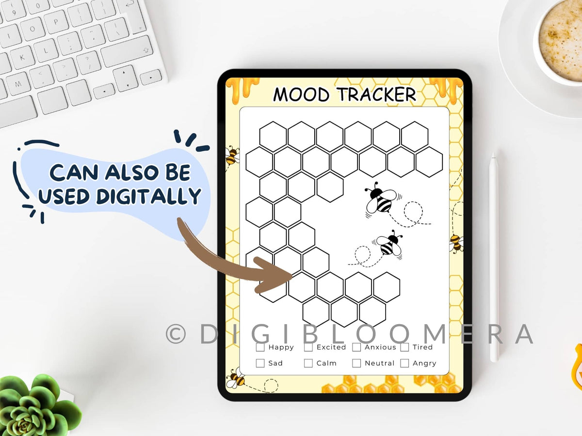 Pre-Colored Mood Tracker Bundle