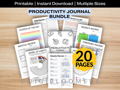 Productivity Journal Bundle