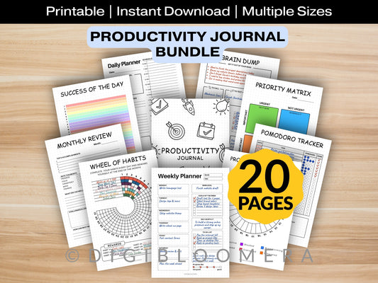 Productivity Journal Bundle