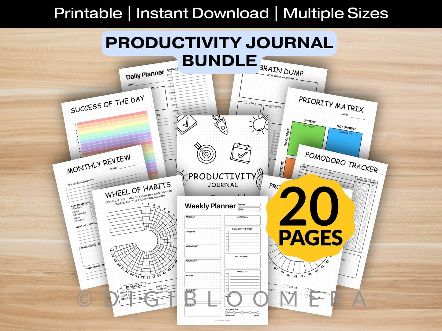 Productivity Journal Bundle