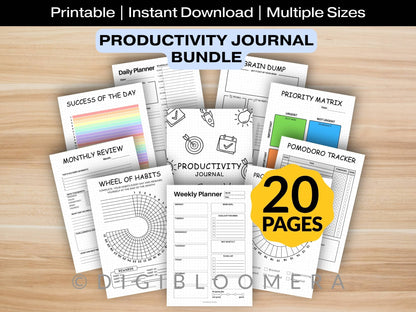 Productivity Journal Bundle