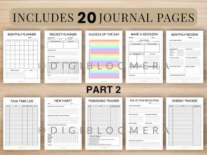 Productivity Journal Bundle
