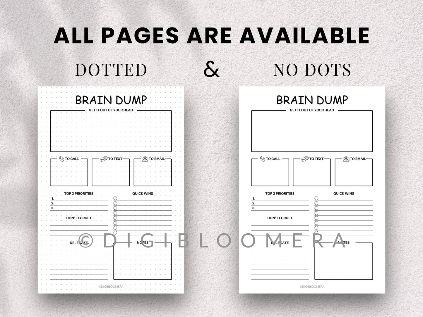 Productivity Journal Bundle