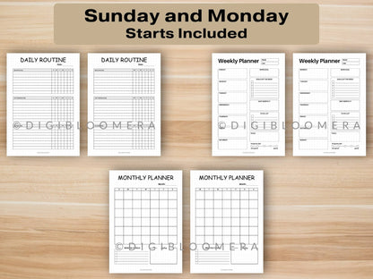 Productivity Journal Bundle