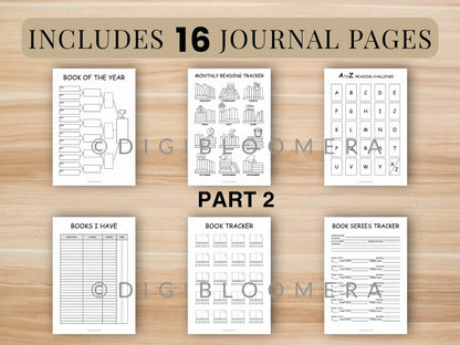 Reading Challenge Journal Bundle