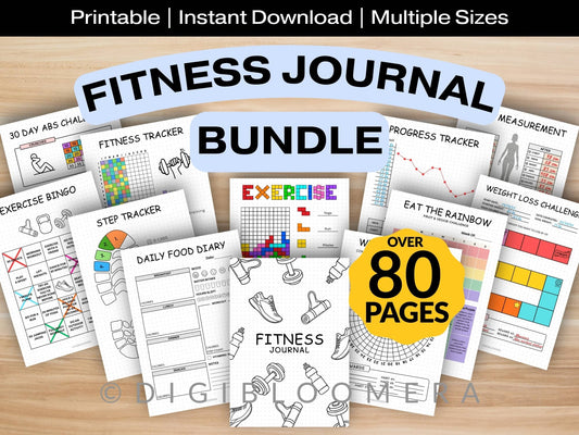 Ultimate Fitness Journal Bundle