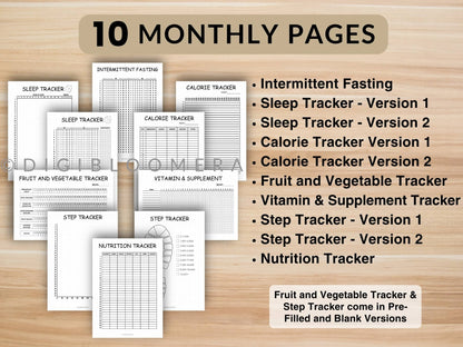 Ultimate Fitness Journal Bundle