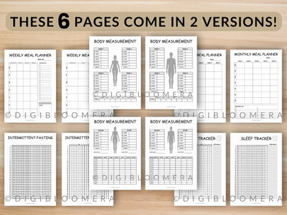 Ultimate Fitness Journal Bundle