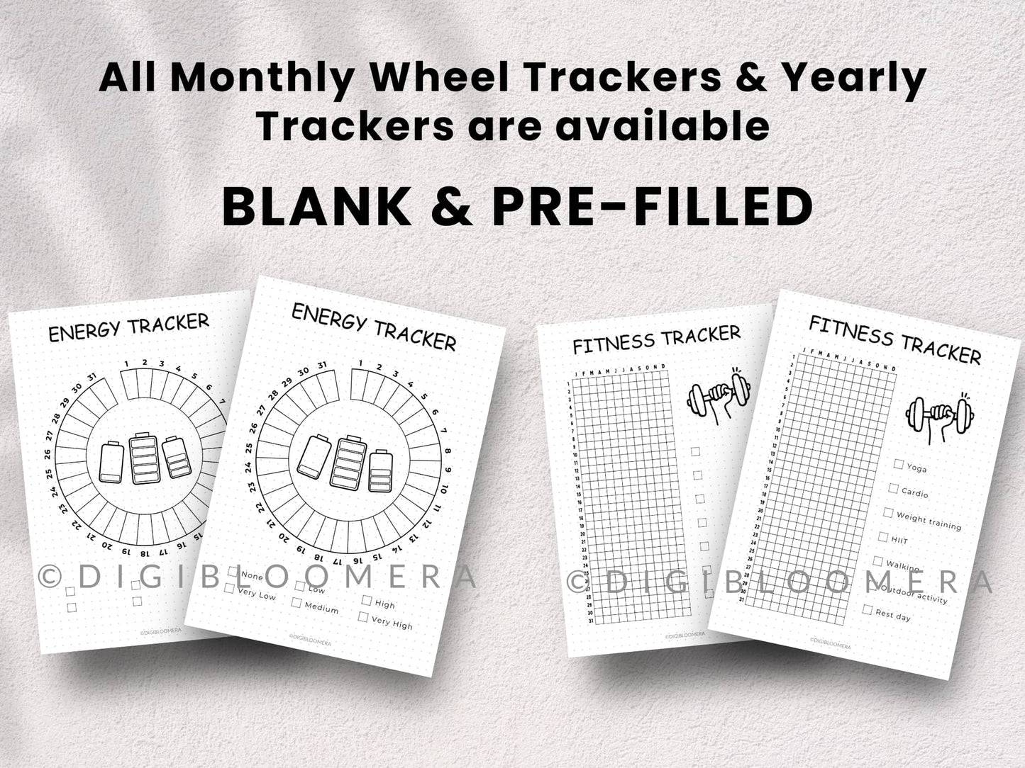 Ultimate Fitness Journal Bundle
