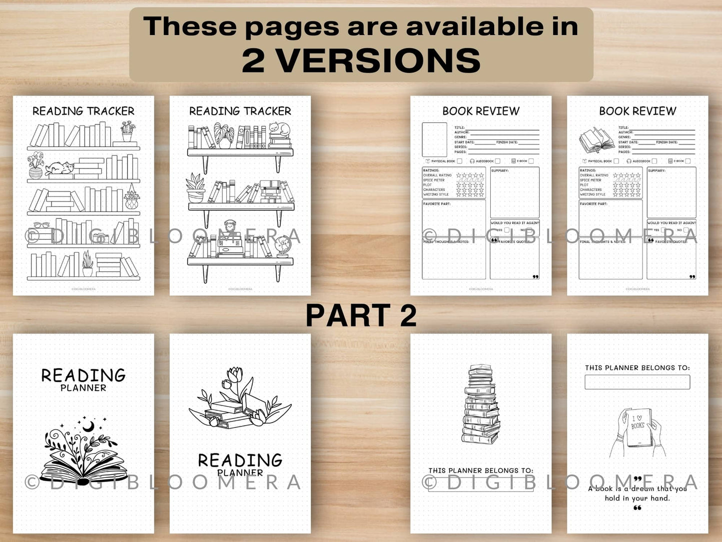 Ultimate Reading Journal Bundle