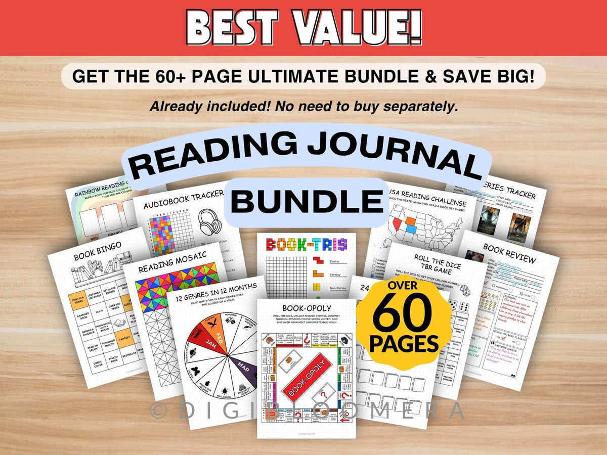 Reading Challenge Journal Bundle